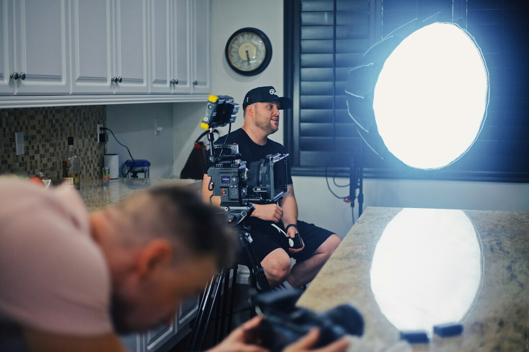 hollywood lighting setup