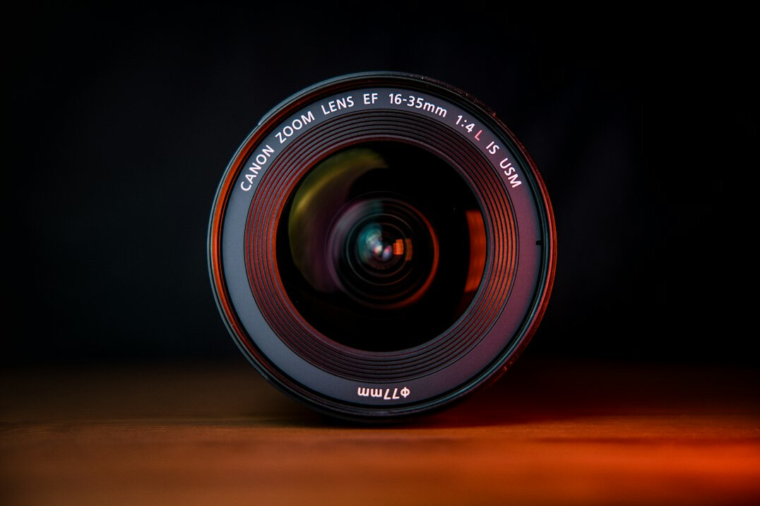cinematic camera lens